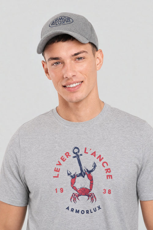 Siebdruck-T-Shirt - leichte Baumwolle - Armor-lux - 2