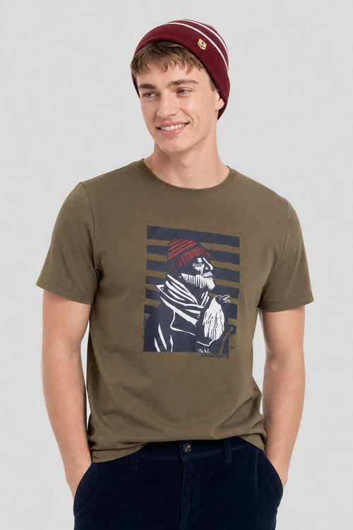 T-shirt sérigraphié - coton léger - Armor-lux - 1