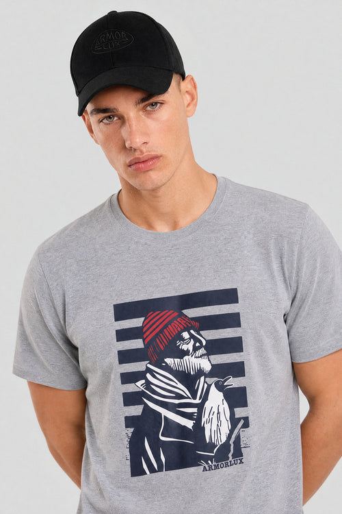Screen-printed T-shirt - light cotton - Armor-lux - 2