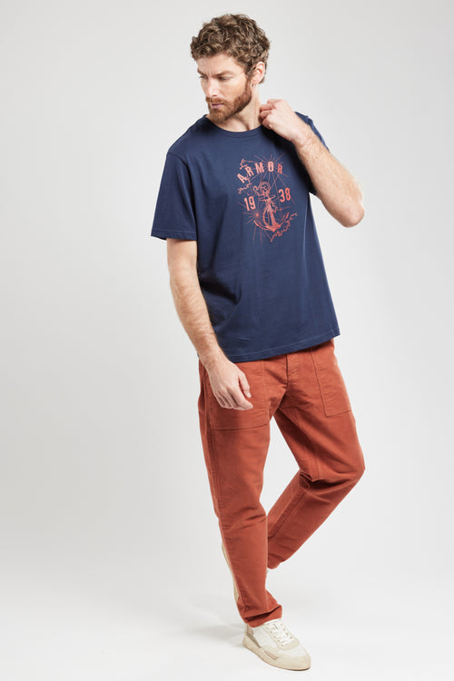 T-Shirt mit Siebdruck „Anker“ – leichte Baumwolle - Armor-lux - 3