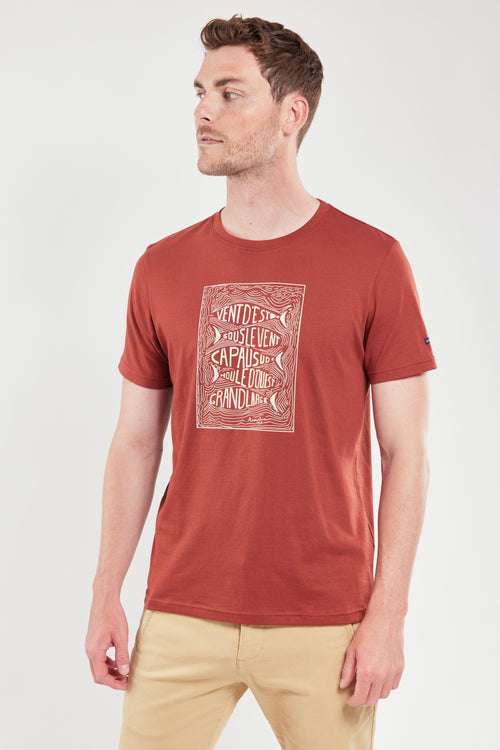 T-shirt sérigraphié vent d