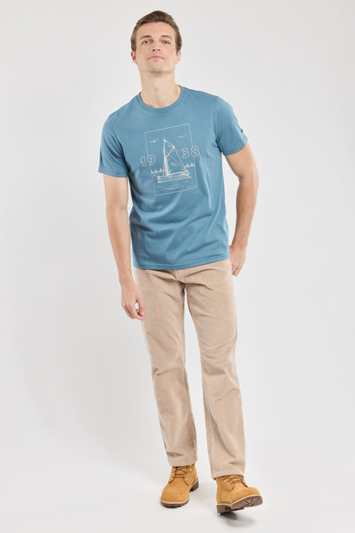 T-shirt sérigraphié Voilier - coton léger - Armor-lux - 3