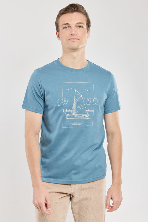 T-shirt sérigraphié Voilier - coton léger - Armor-lux - 2