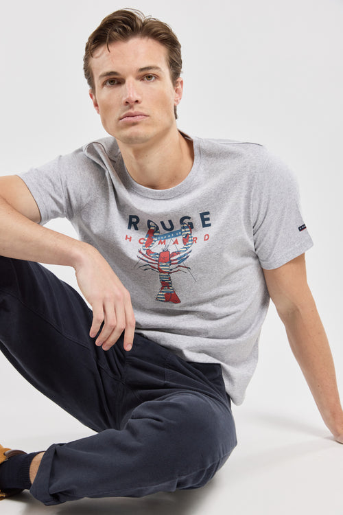 T-shirt sérigraphié Homard - coton léger - Armor-lux - 3