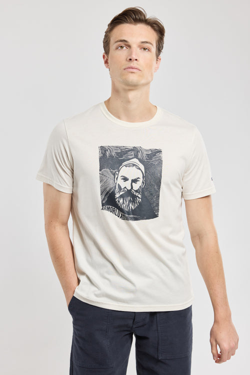 Sailor screen-printed T-shirt - light cotton - Armor-lux - 4