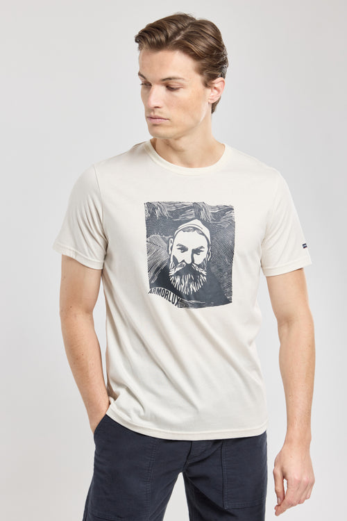 Sailor screen-printed T-shirt - light cotton - Armor-lux - 1