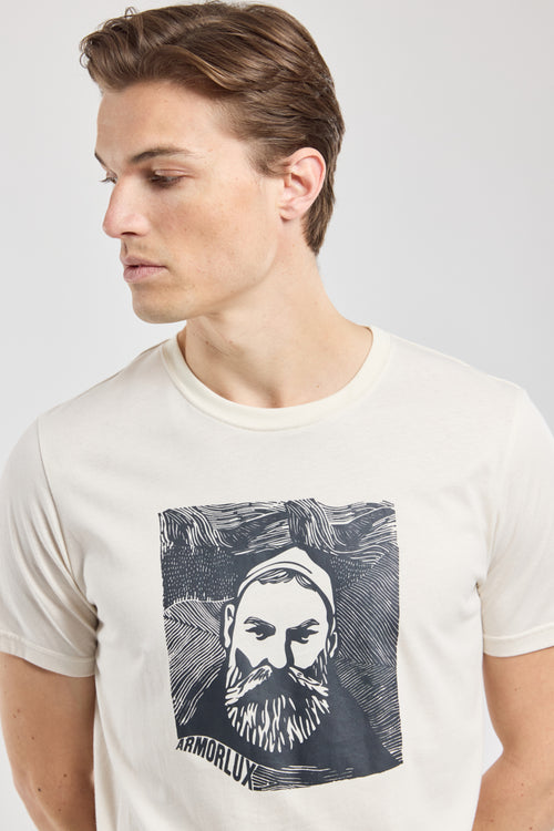 Sailor screen-printed T-shirt - light cotton - Armor-lux - 2
