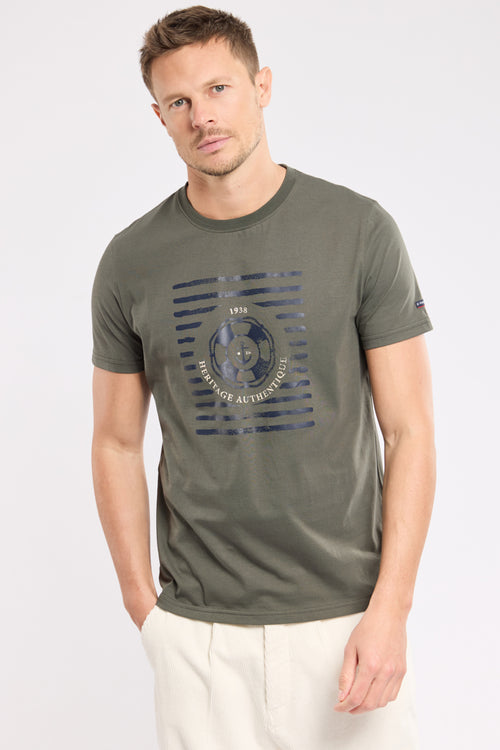 T-shirt sérigraphié - coton léger - Armor-lux - 1