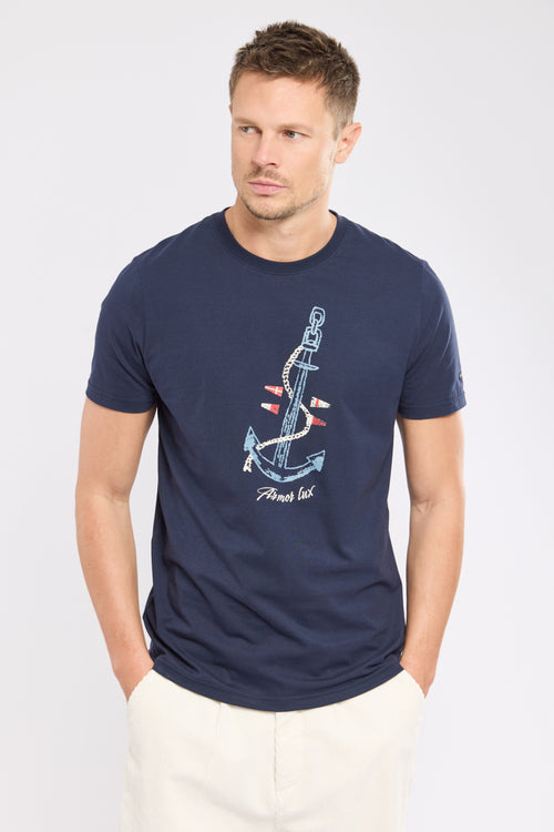 T-shirt sérigraphié - coton léger - Armor-lux - 1