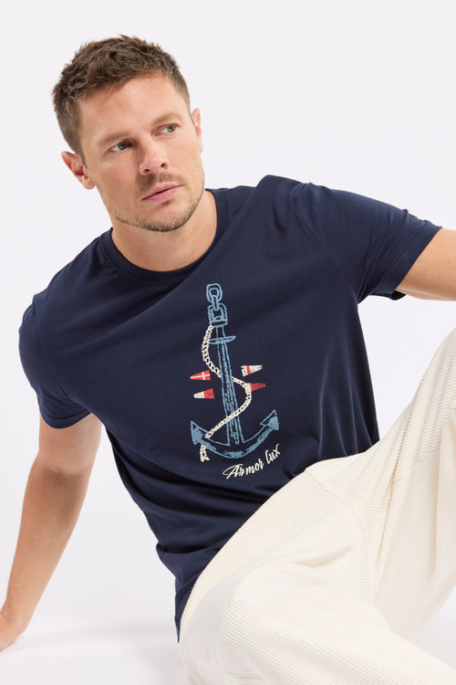 T-shirt sérigraphié - coton léger - Armor-lux - 3