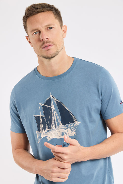 T-shirt sérigraphié - coton léger - Armor-lux - 2