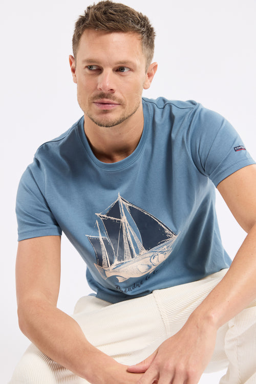 T-shirt sérigraphié - coton léger - Armor-lux - 3