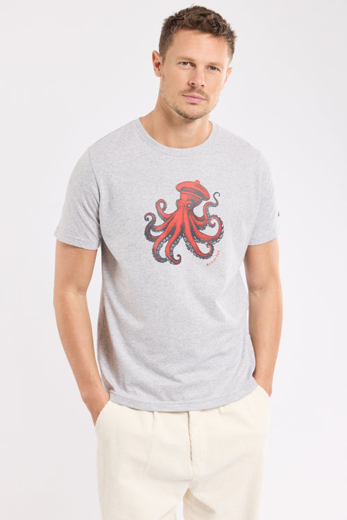 T-Shirt mit Siebdruck – Baumwolle - Armor-lux - 1