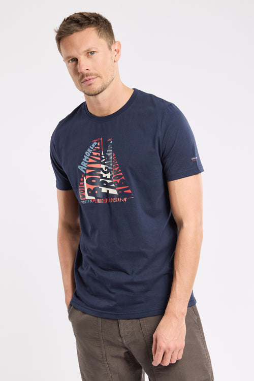 T-Shirt mit Siebdruck – Baumwolle - Armor-lux - 1