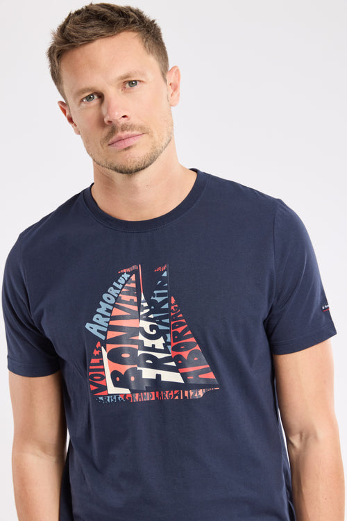 T-shirt sérigraphié - coton léger - Armor-lux - 2