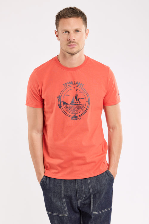 T-shirt sérigraphié - coton léger - Armor-lux - 1