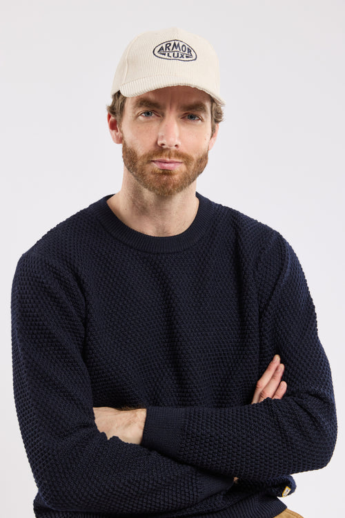 Casquette brodée - velours - Armor-lux - 2