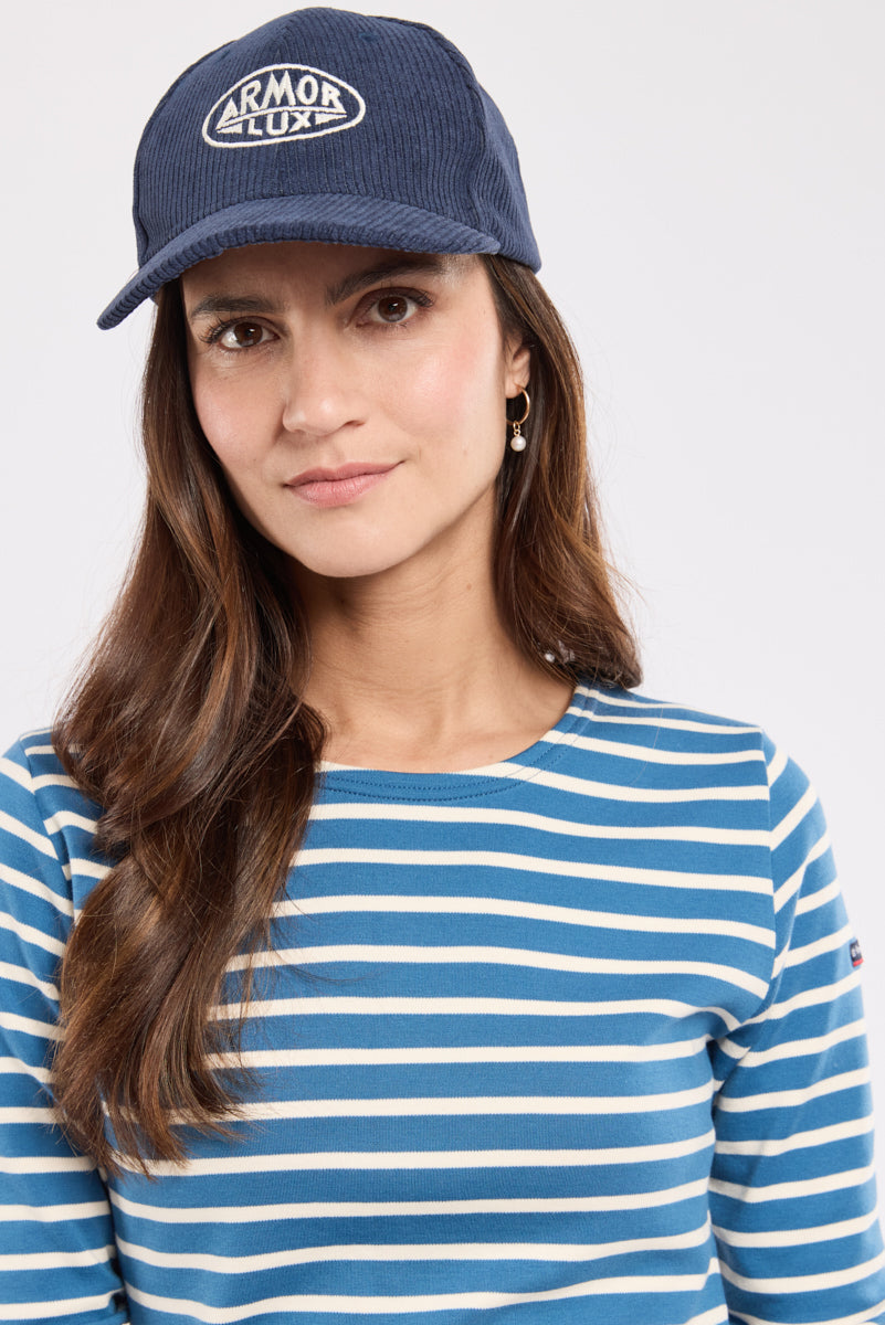 Embroidered cap - corduroy - Men - Seal – Armor-lux
