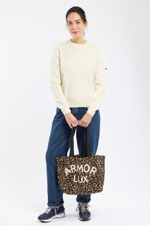 Sac en toile motif léopard - coton - Armor-lux - 2