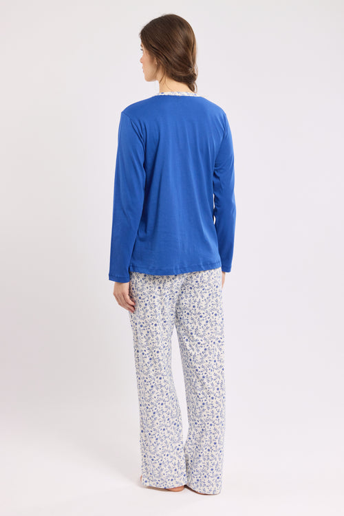 Geblümter Pyjama - Baumwolle - Armor-lux - 3
