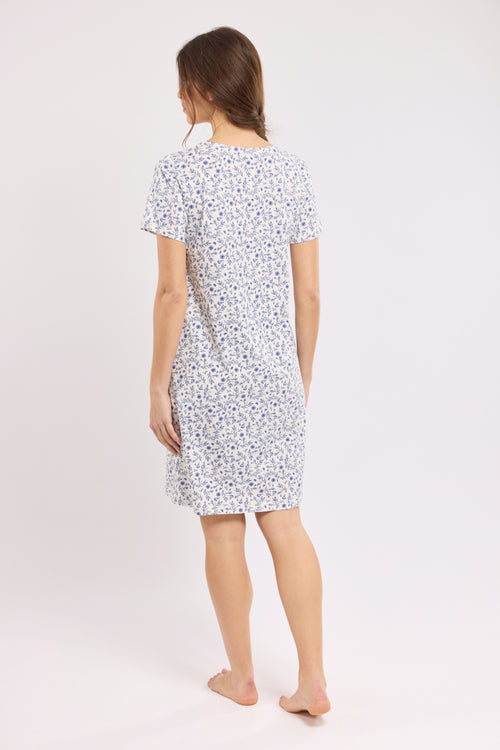Geblümtes Nachthemd - Baumwolle - Armor-lux - 4