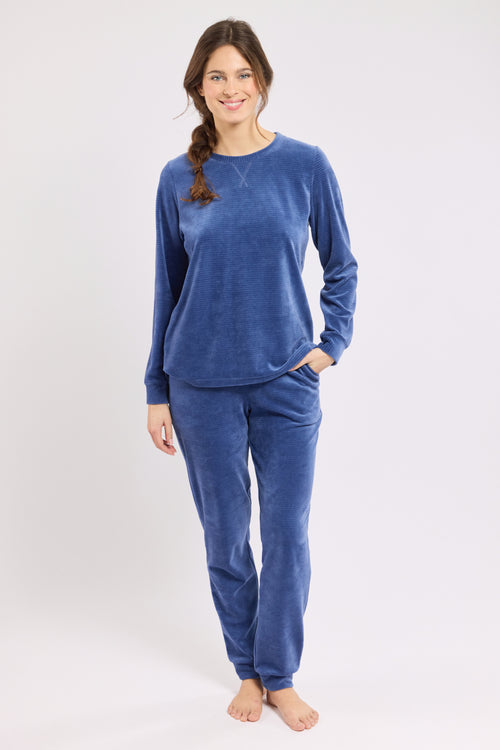 Pyjama im Joggingstil - Velours - Armor-lux - 5