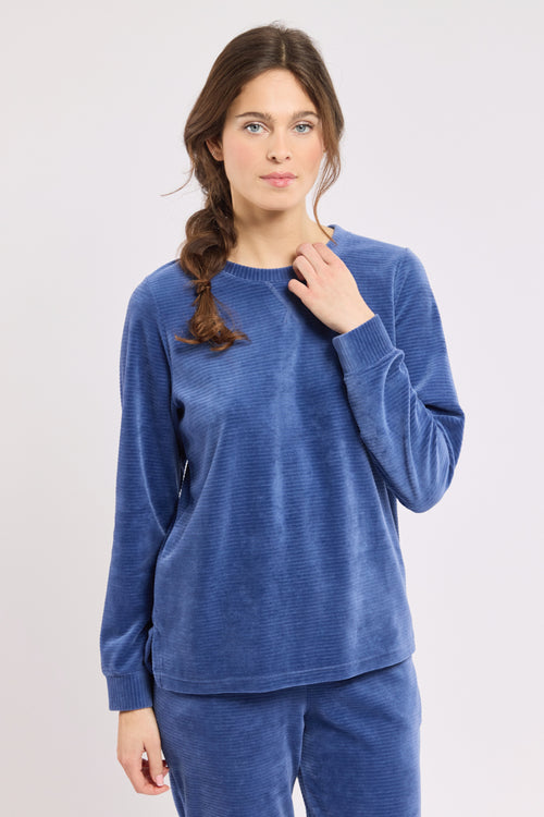 Pyjama im Joggingstil - Velours - Armor-lux - 3