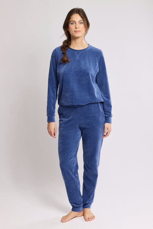 Pyjama im Joggingstil - Velours - Armor-lux - 1