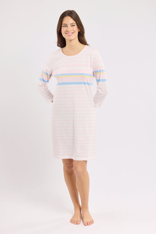 Chemise de nuit rayée - coton léger - Armor-lux - 3