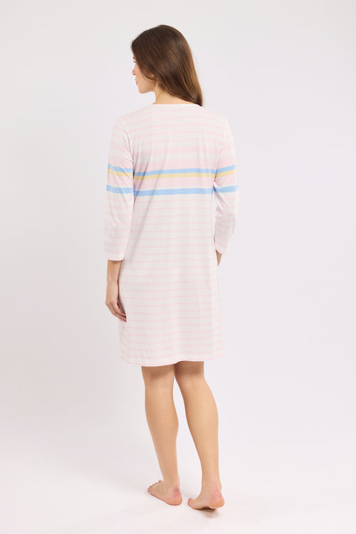 Chemise de nuit rayée - coton léger - Armor-lux - 4