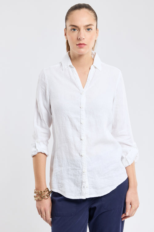 Plain blouse - linen - Armor-lux - 5