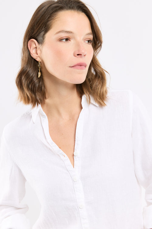 Plain blouse - linen - Armor-lux - 2