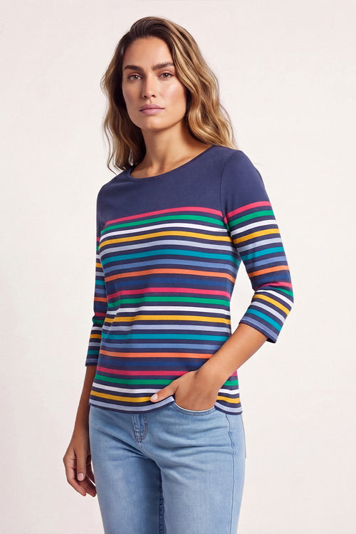 10 Farben Shirt im Marine-Stil - aus leichter Baumwolle - Armor-lux - 1