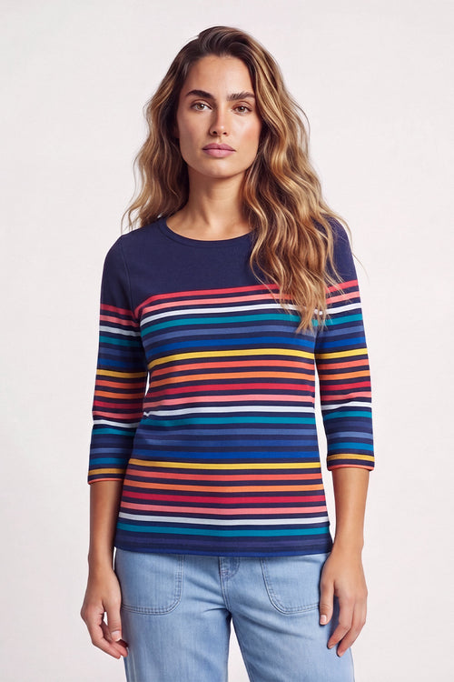 10 colors Breton striped shirt - light cotton - Armor-lux - 1