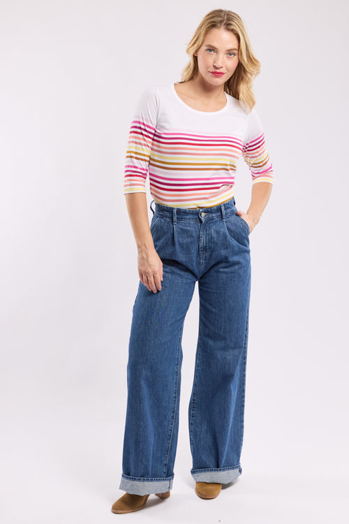 10-colour Breton striped shirt - light cotton - Armor-lux - 3