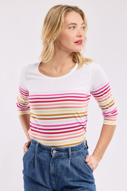 10-colour Breton striped shirt - light cotton - Armor-lux - 4