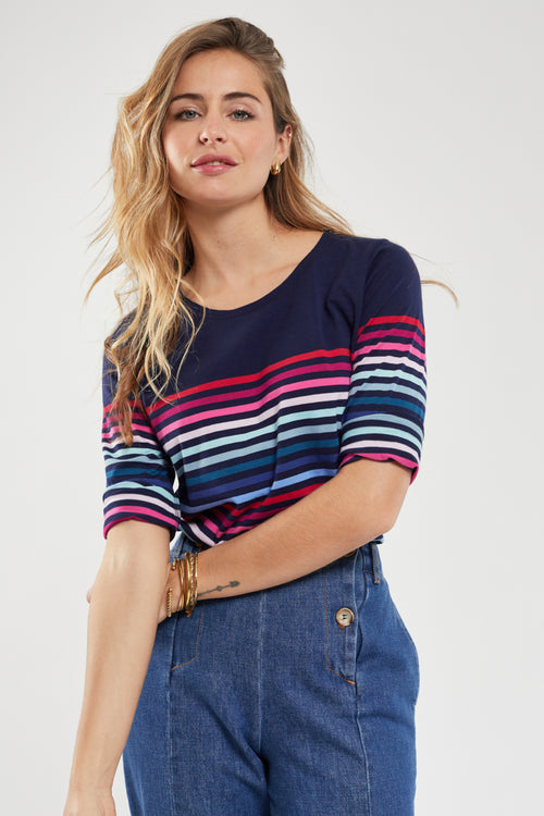 10-colour Breton striped shirt - light cotton - Armor-lux - 2