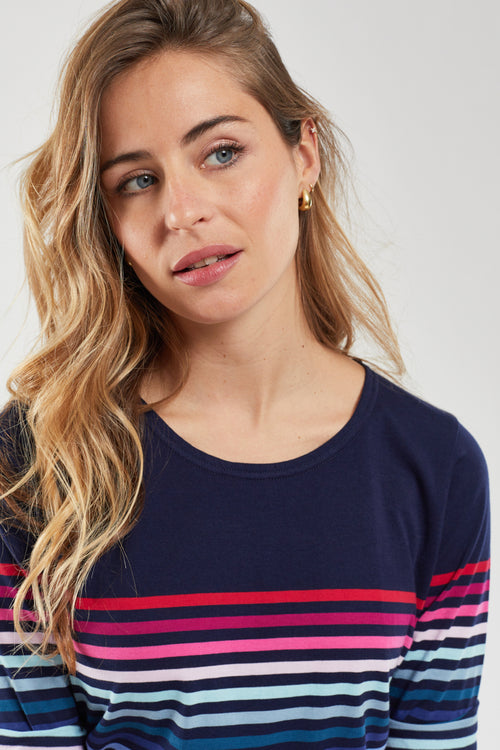 10-colour Breton striped shirt - light cotton - Armor-lux - 3