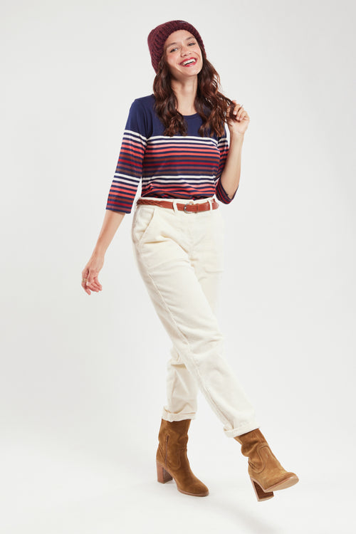 10-colour Breton striped shirt - light cotton - Armor-lux - 3