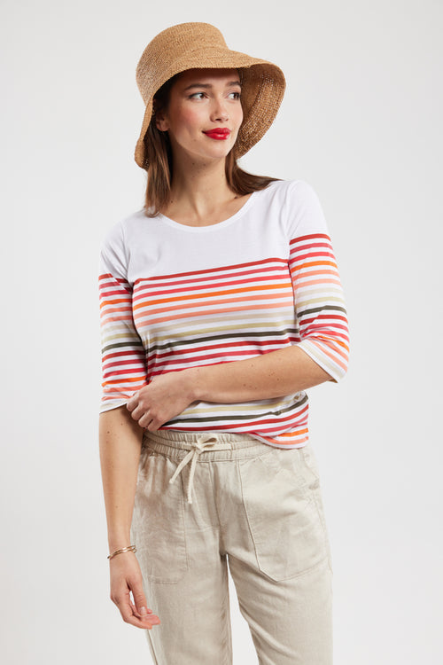 10-colour Breton striped shirt - light cotton - Armor-lux - 3