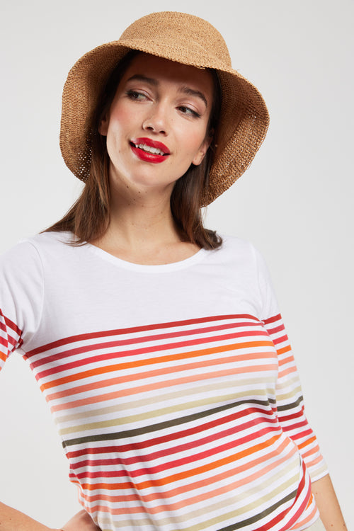 10-colour Breton striped shirt - light cotton - Armor-lux - 1