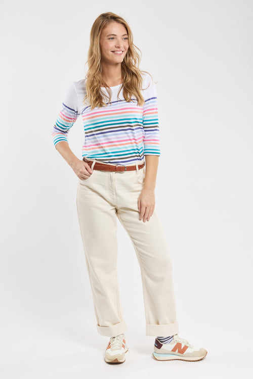 10-colour Breton striped shirt - light cotton - Armor-lux - 3