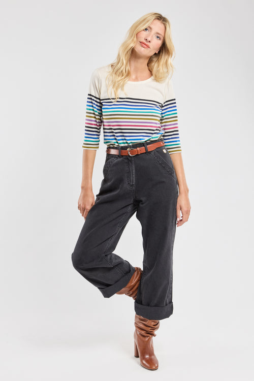 10-colour Breton striped shirt - light cotton - Armor-lux - 1