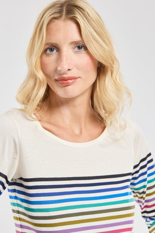 10-colour Breton striped shirt - light cotton - Armor-lux - 3