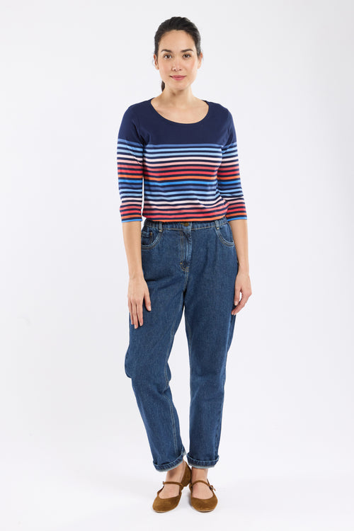 10-colour Breton striped shirt - light cotton - Armor-lux - 3