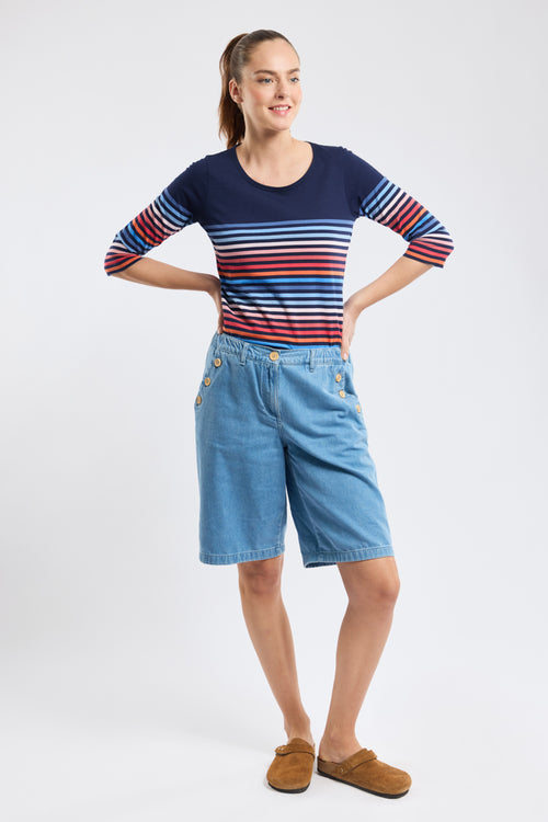 10-colour Breton striped shirt - light cotton - Armor-lux - 3