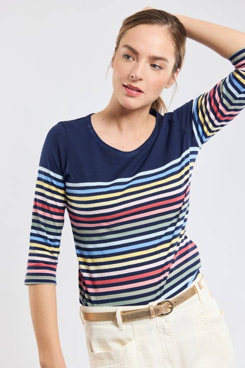 10-colour Breton striped shirt - light cotton - Armor-lux - 5