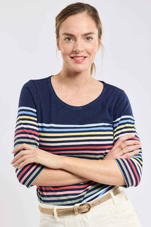 10-colour Breton striped shirt - light cotton - Armor-lux - 2