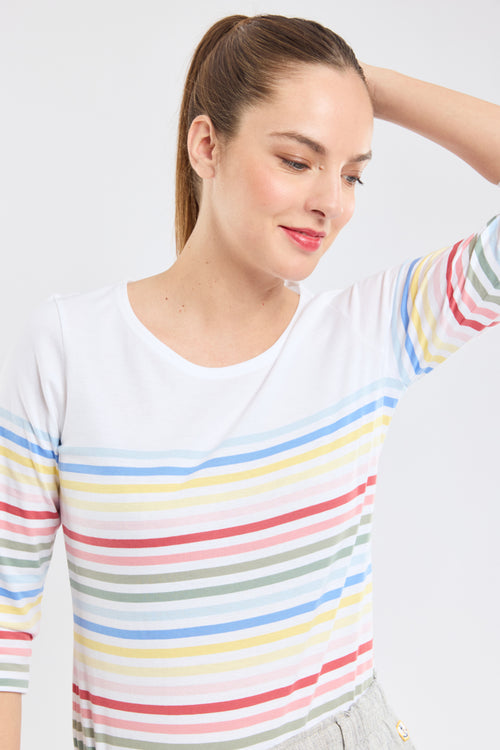 10-colour Breton striped shirt - light cotton - Armor-lux - 2