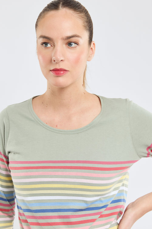 10-colour Breton striped shirt - light cotton - Armor-lux - 2